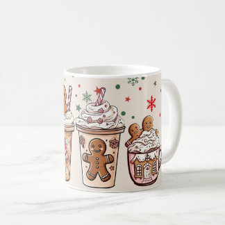 Söta julfirande drycker kaffemugg