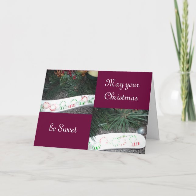 Söta julgodisar helgkort (Framsida)