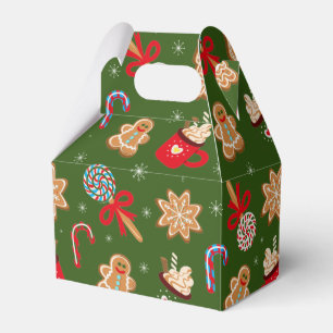 Söta julgranar med hög tröja presentaskar
