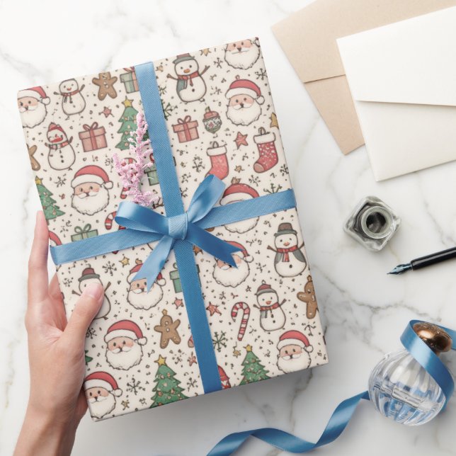 Söta julikoner presentpapper (Gifting)