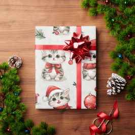 Söta julkatten  presentpapper