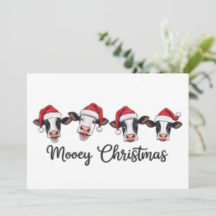 Söta julkor Mooey Xmas kviga Highland ko Julkort