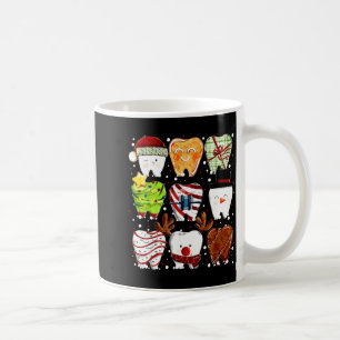 Söta julständer Roligt julträd Tandläkare Kaffemugg