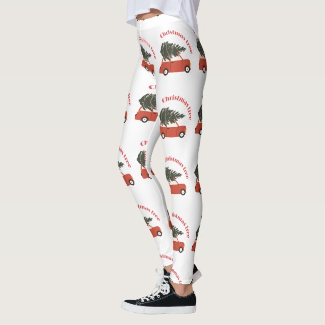 Söta julstrumpor leggings (Vänster)