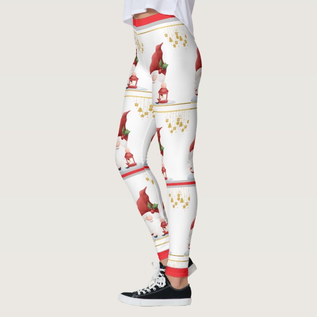 Söta julstrumpor leggings (Vänster)