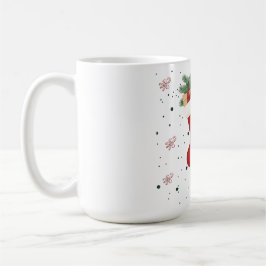 Söta julstrumpor och presenter Juldesign Kaffemugg