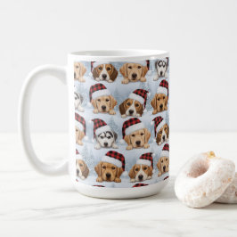 Söta julvalpar kaffemugg