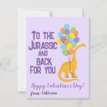 Söta Jurassic-dinosaurieballonger barn Valentine's
