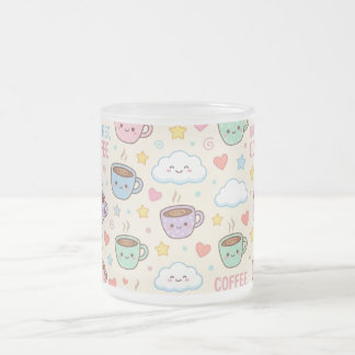 Söta kaffekoppar Mönster Kawaii Mugg