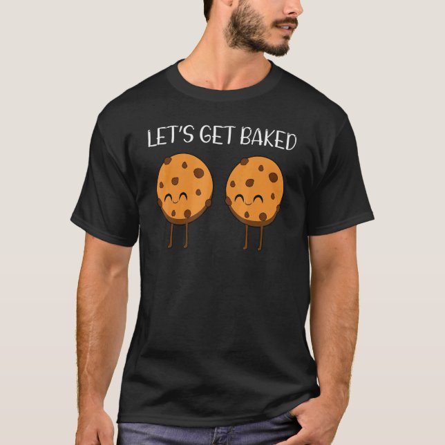 Söta kakor redo att bakas t shirt (Framsida)