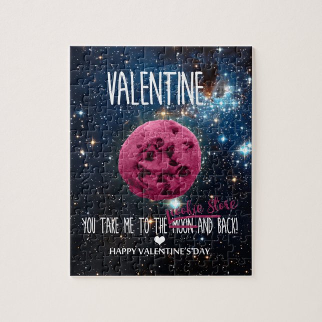 Söta kakor till Valentineser Pussel (Vertikal)
