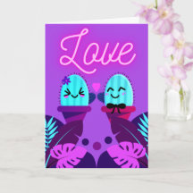 söta kaktusar älskar du på alla hjärtans dag