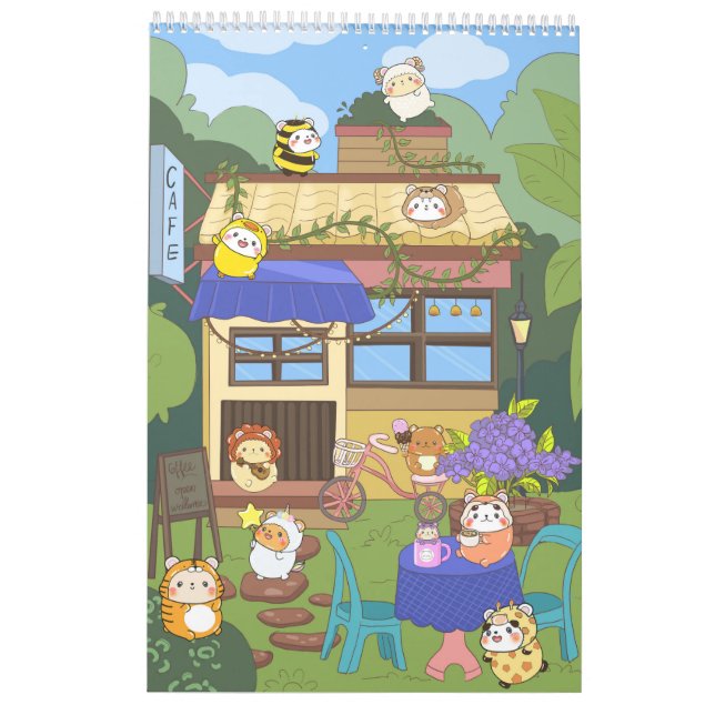 Söta kalendrar kalender (Baksida)