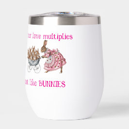 Söta kaniner från mors dag och kaniner i räm vatte