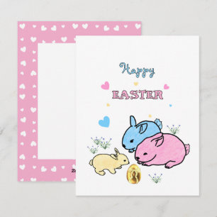 Söta kaniner  julkort