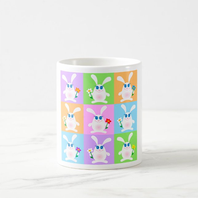 Söta kaniner kaffemugg (Skapare uppladdad)