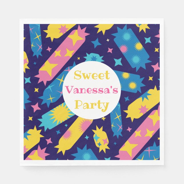 Söta kaniner. pappersservett (Framsidan)