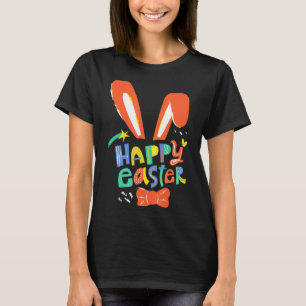 Söta kaninöron glad påsk halsduk huvudband öst t shirt