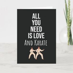 Söta karate-kort kampsport för barn sporter kort