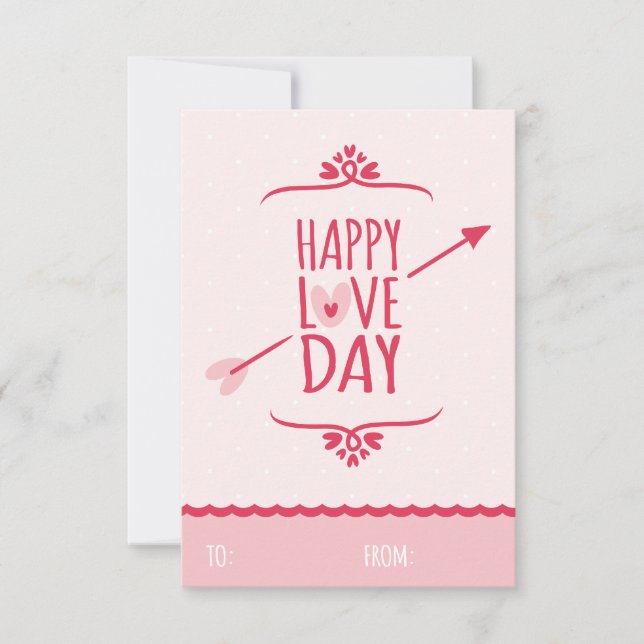 Söta Kärlek Klassrum Skolbarn Alla Hjärtans Dag Inbjudningar (Framsida)