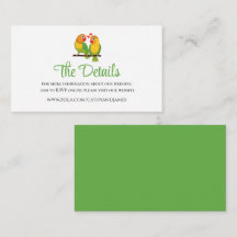 Söta kärleksfåglar Gröna kärleksfåglar Bröllopsdet