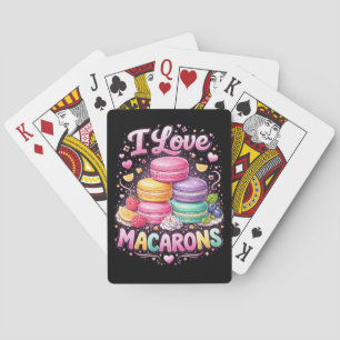 Söta Kärleksmakaroner Casinokort
