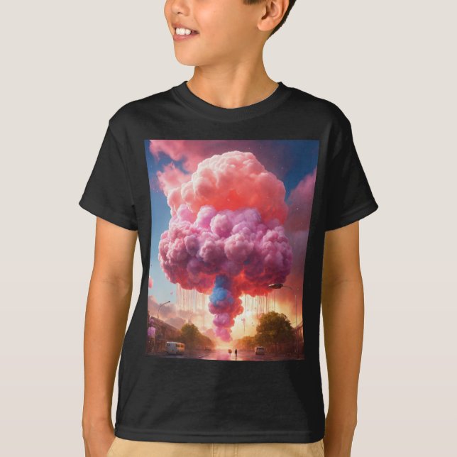 Söta karnivalstrådar: Roligt-fyllda T-Shirt-konstr T Shirt (Framsida)