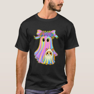 Söta kattälskare spöklik pastell Halloween Kitty C T Shirt