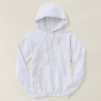 Söta Katter Illustration Unisex Tröja Hoodie