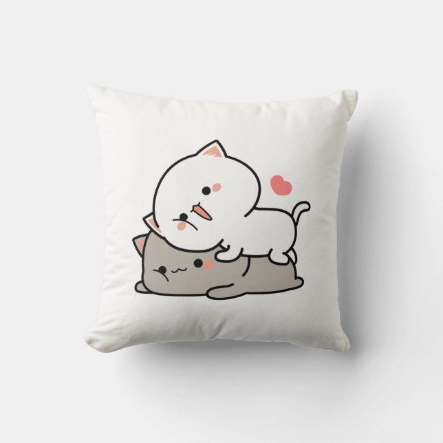 Söta katter mochi kudde (Framsida)