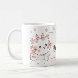 Söta katter-vänner kaffemugg