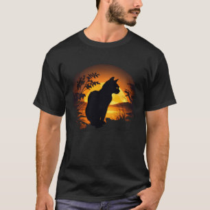 Söta kattögonblick Vackra kattmönster för katt T Shirt