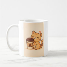 Söta kattpublikationer kaffemugg