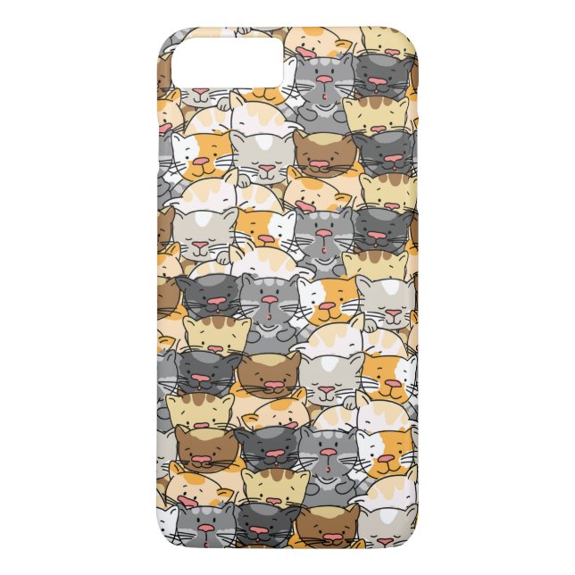 Söta kattungar Case-Mate iPhone skal (Baksida)