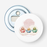 Söta Kawaii-äggfåglar i pastellfärger Baby Shower