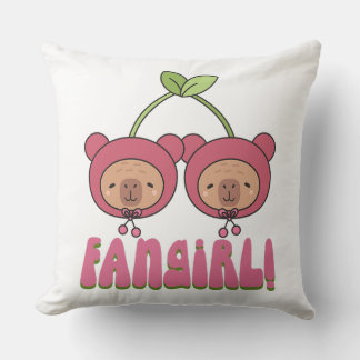 Söta Kawaii Björnar Körsbärsdräkt Fangirl Kudde