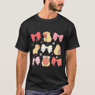 Söta Kawaii Djur Och Rosa Coquette Slöjor Estetik T Shirt