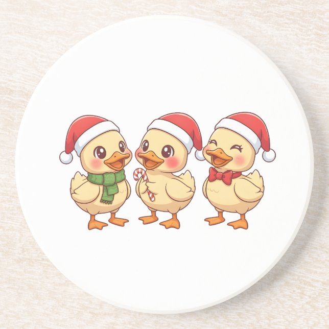 Söta Kawaii Julankor | Festive Högtid  Underlägg (Framsidan)
