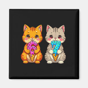 Söta Kawaii Katter Neko 67 Drip Meme Rolig Sex Sju Magnet