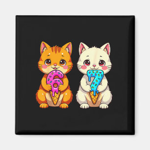 Söta Kawaii Katter Neko 67 Drip Meme Rolig Sex Sju Magnet