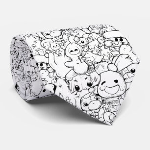 Söta Kawaii-klippfigurer (1) Slips