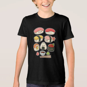 Söta Kawaii Sushi-figurer - Japansk matamatör T Shirt