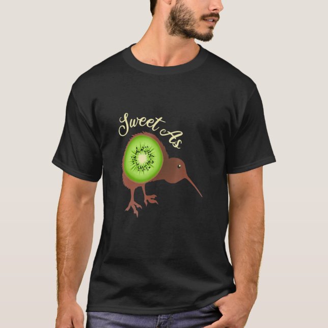 Söta Kiwi Nya Zeelands för manar kvinnor T Shirt (Framsida)