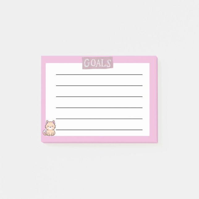 Söta klisterlappar  post-it block (Framsida)