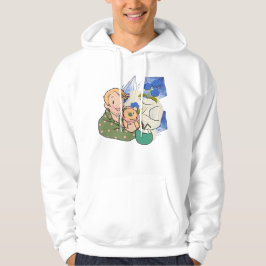Söta kokosdagarna och kramade valpar hoodie