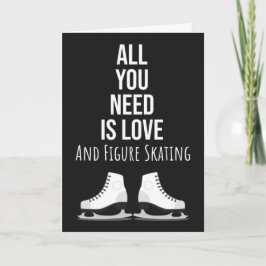 Söta konståkningskort Skridsko Vintersporter Is Kort