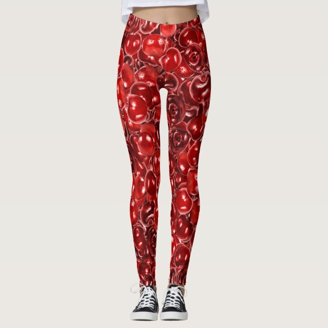 Söta körsbär leggings (Framsida)
