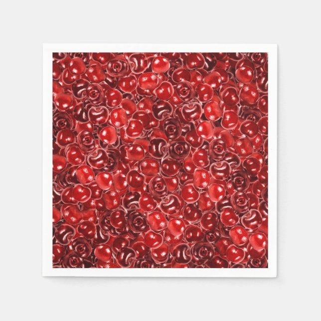 Söta körsbär pappersservett (Framsidan)