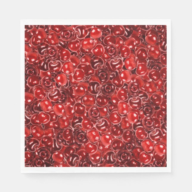 Söta körsbär pappersservett (Framsidan)