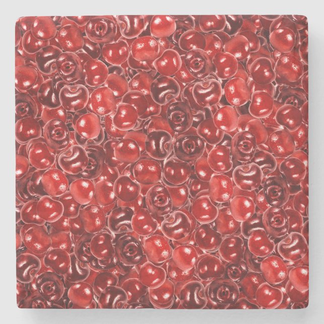 Söta körsbär stenunderlägg (Framsidan)